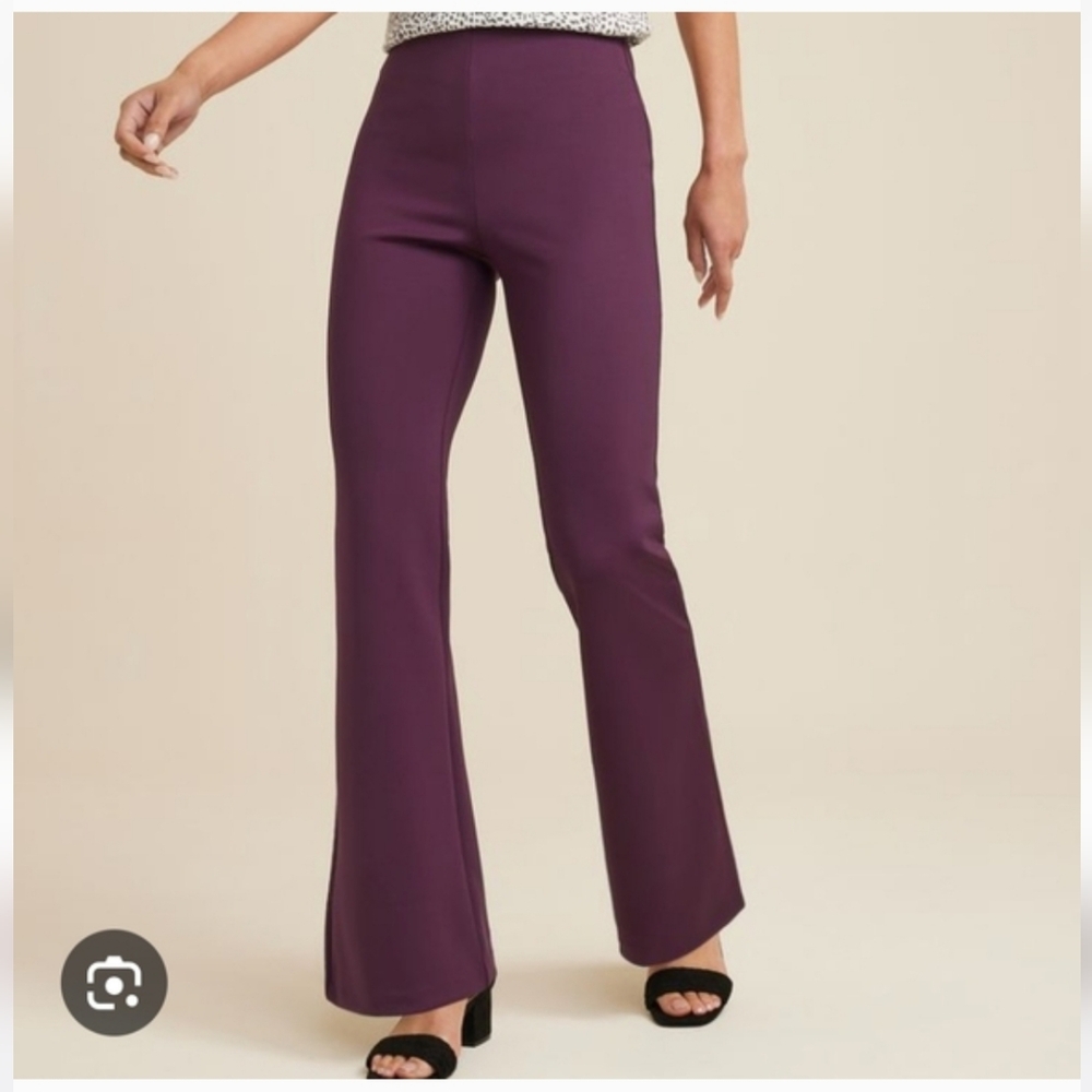 Maurices Deep Purple Flare Pants
